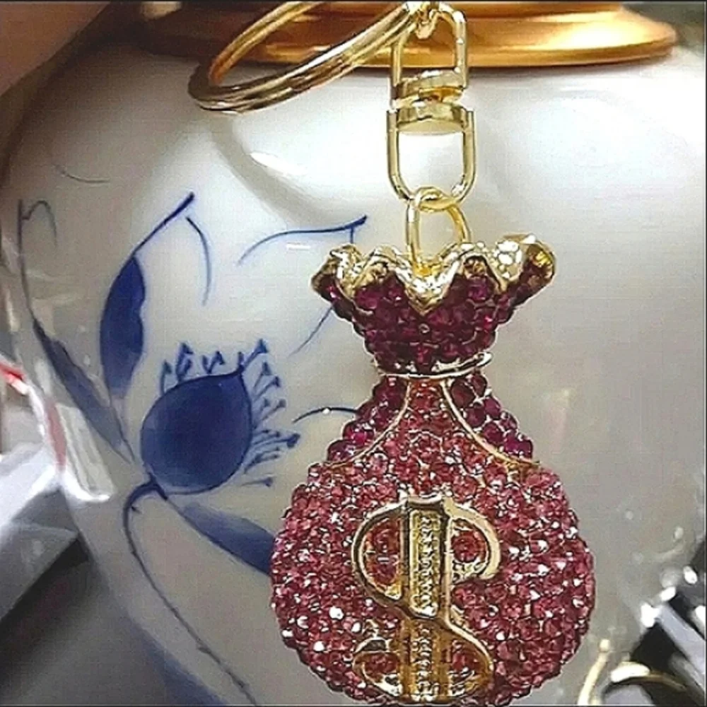 Money Bag Keychain